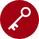 Icon mit Schlüsselsymbol